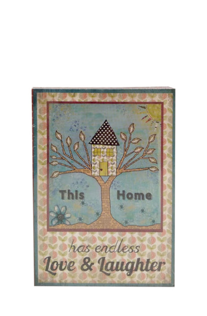 Decorazione da parete "Think Things" Montemaggi This Home has endless love & laughter 