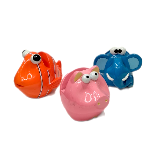 Porta occhiali in resina colorata "Animals" 
