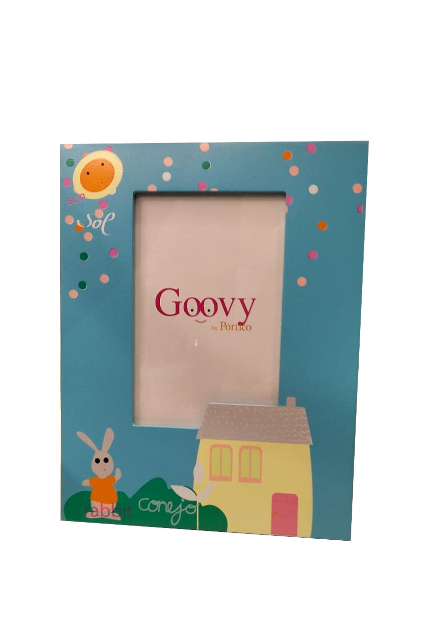 Portafoto in legno decorato Goovy by Portico coniglietto