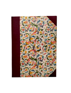 Libro del Lotto con copertina in carta fiorentina e tela
