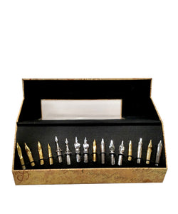 Set da 16 punte Calligrafiche per cannetta "The Writing Nib Collection" Authentic Models