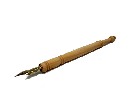 Cannetta in legno con kit da 12 punte in ottone "The Writing Collection" Authentic Models