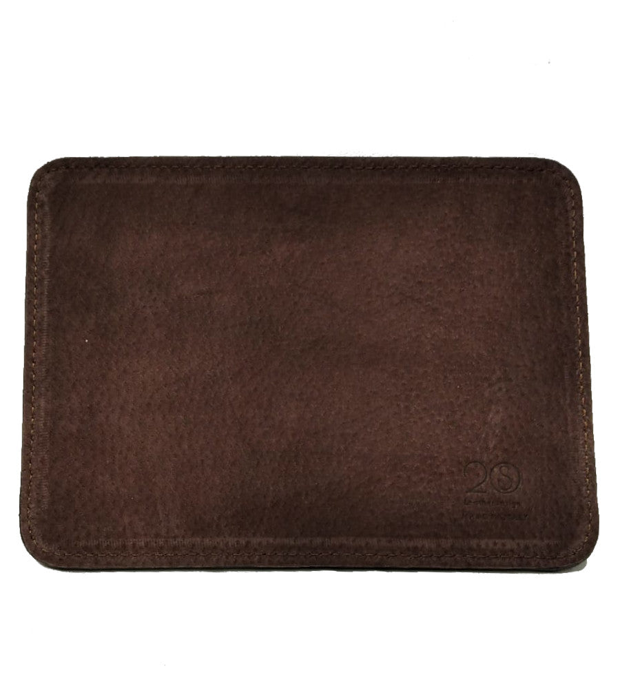 Mouse pad in pelle 20S testa di moro