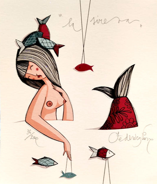 Grafica di Federica Porro "La Sirena"