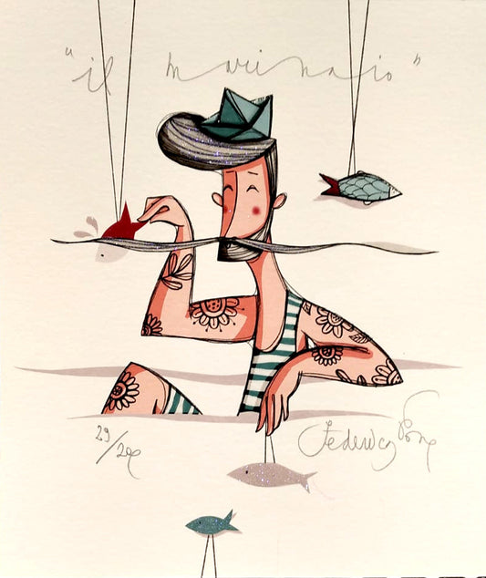 Grafica di Federica Porro "Il Marinaio"