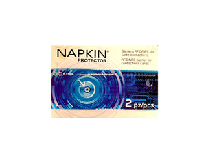 Portacarte con barriera RFID/NFC "Napkin Protector"