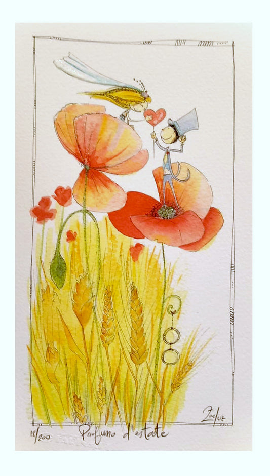 Grafica di Zoe Luz D'Amico "Profumo d'estate"