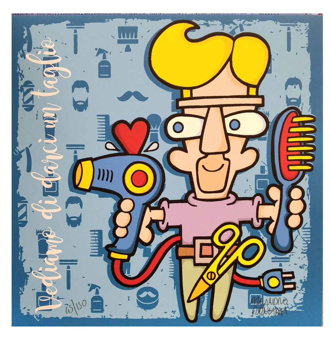 Grafica di Aleandro Roncarà: "Vediamo di darci un taglio"