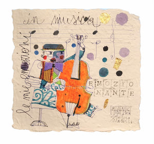 Grafica su carta di Gelso di Stefano Mancini: "Le mie emozioni in musica"