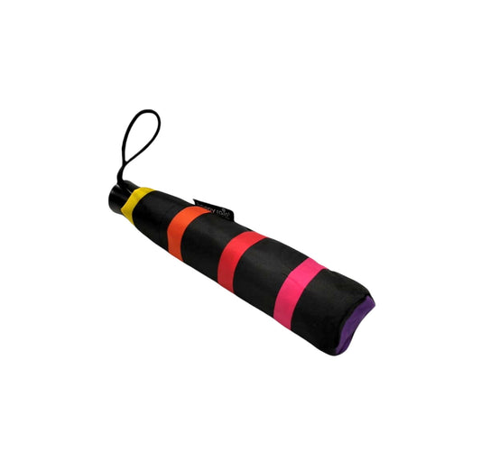 Ombrello con chiusura e apertura automatica "Multicolor Stripes righe sottili arancio
