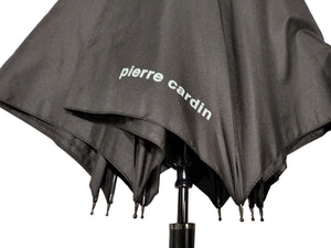 Ombrello lungo con apertura automatica e manico in resina "Long AC Black Line" Pierre Cardin