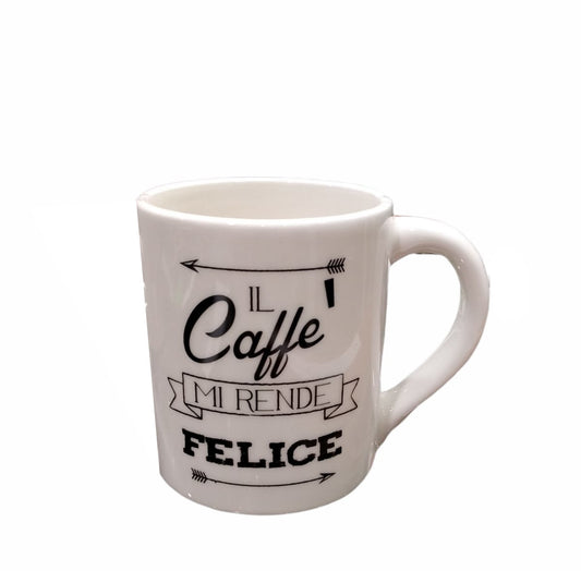 Tazza Mug "Il caffè mi rende felice"