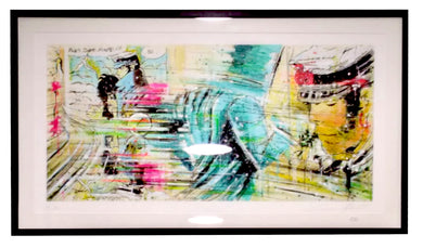 Grafica inorniciata di Corrado Pizzi 