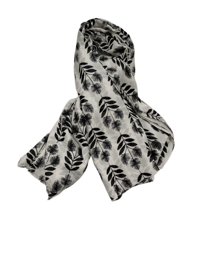 Sciarpa foulard in viscosa con fantasia botanica Indira Vestopazzo
