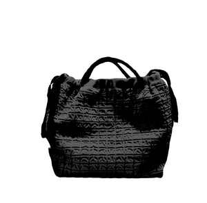 Borsa in maglia effetto cocco con due manici Giorgia Black Fri Yay