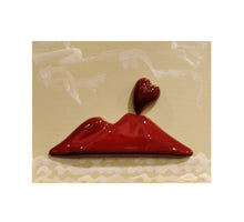 Carica l&#39;immagine nel visualizzatore di Gallery, Mini Pannello &quot;Vesuvio rosso con cuore&quot; Pupazzaria
