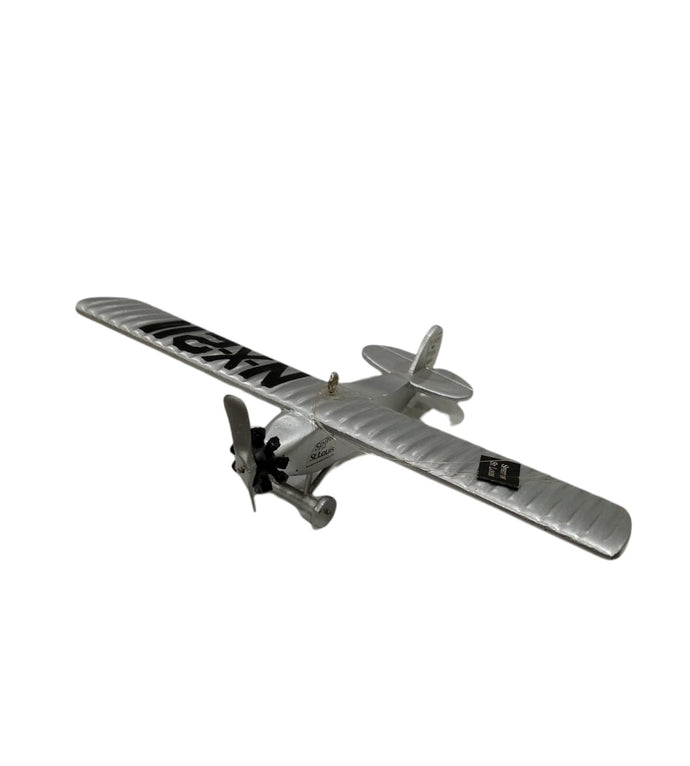 Modellino di aereoplano in legno 
