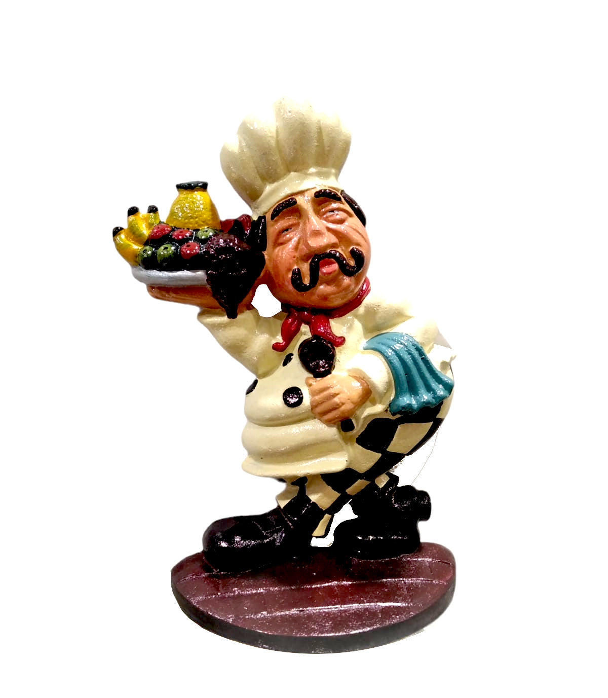 Scultura in ghisa "Chef"