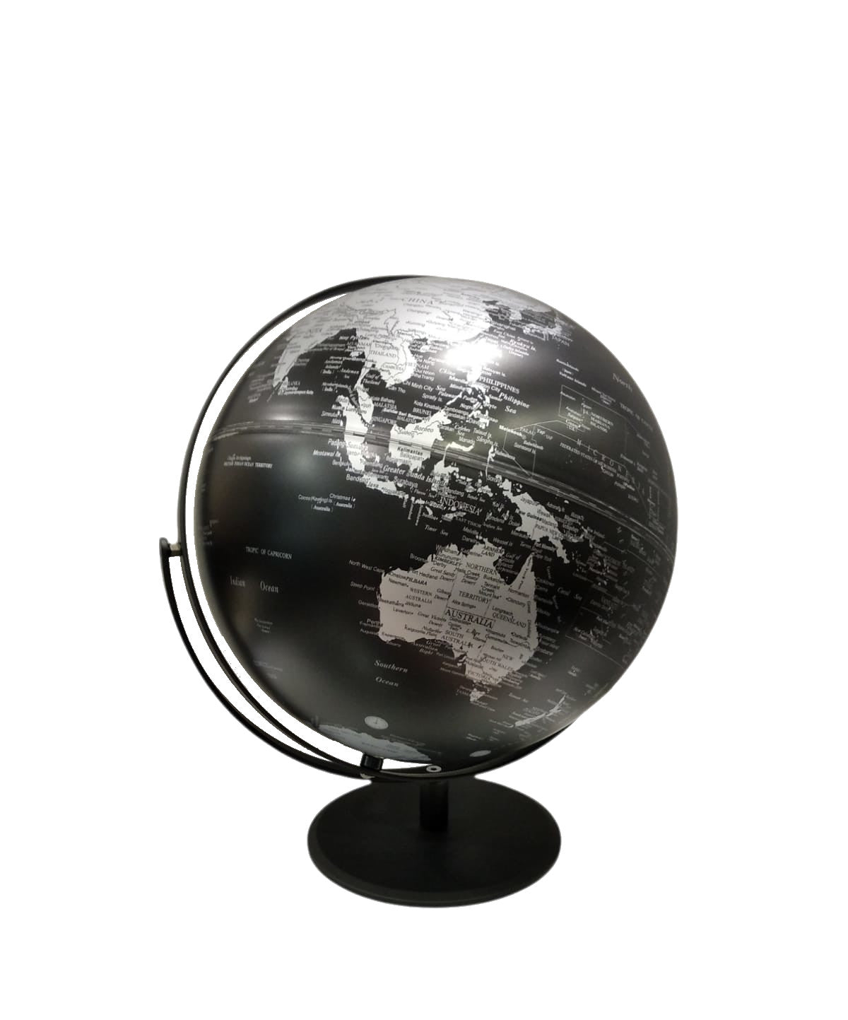 Mappamondo moderno con doppio asse di rotazione "Saturn Matt" Emform