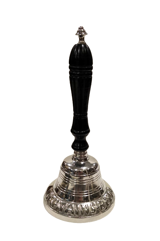 Campana del Capitano con manico in legno da 26 cm