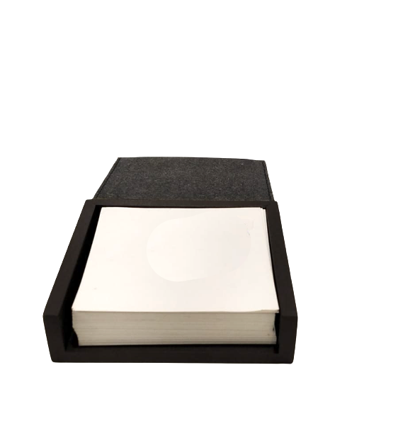 Porta notes in pelle e legno "Pinetti" (disponibile in due varianti)