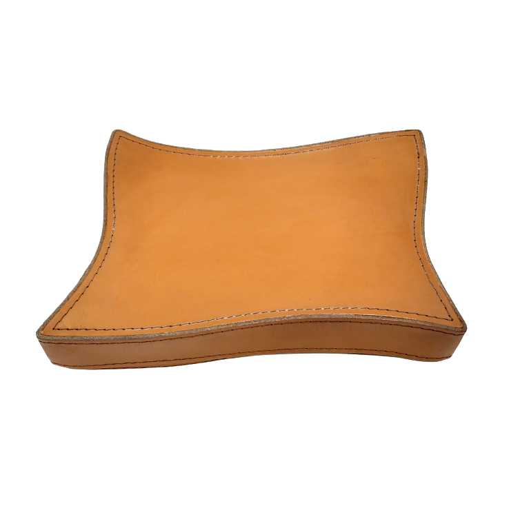 Scatola con copertchio in cuoio "Rubino Cuoio"