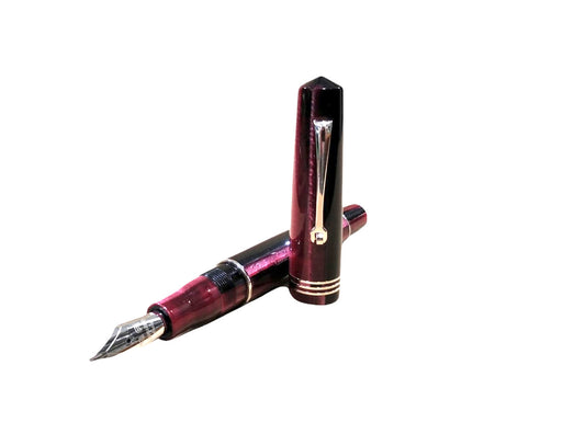 Penna stilografica "Momento Zero" Prugna n° 3285 Leonardo Officina Italiana