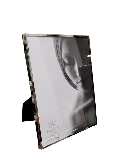 Portafoto  in metallo lucido specchiato "Mirror Silver Frame" 15x20