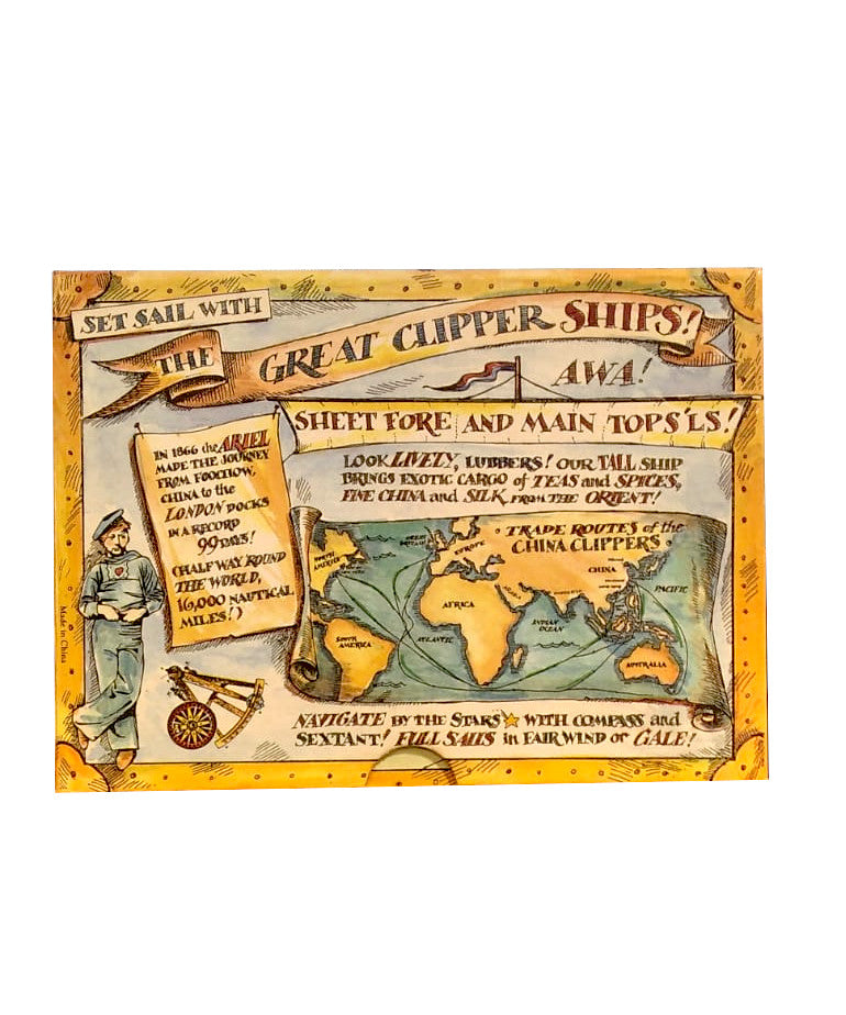 Modellino in scatola "The China Tea Clipper" Authentic Models