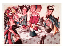 Carica l&#39;immagine nel visualizzatore di Gallery, Grafica incorniciata di Federica Porro &quot;Indovina chi viene a cena&quot;
