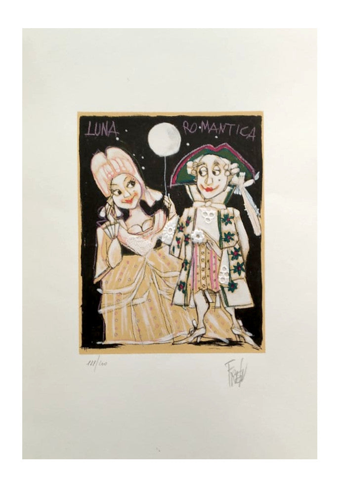 Grafica di Paolo Fresu "Luna Romantica"