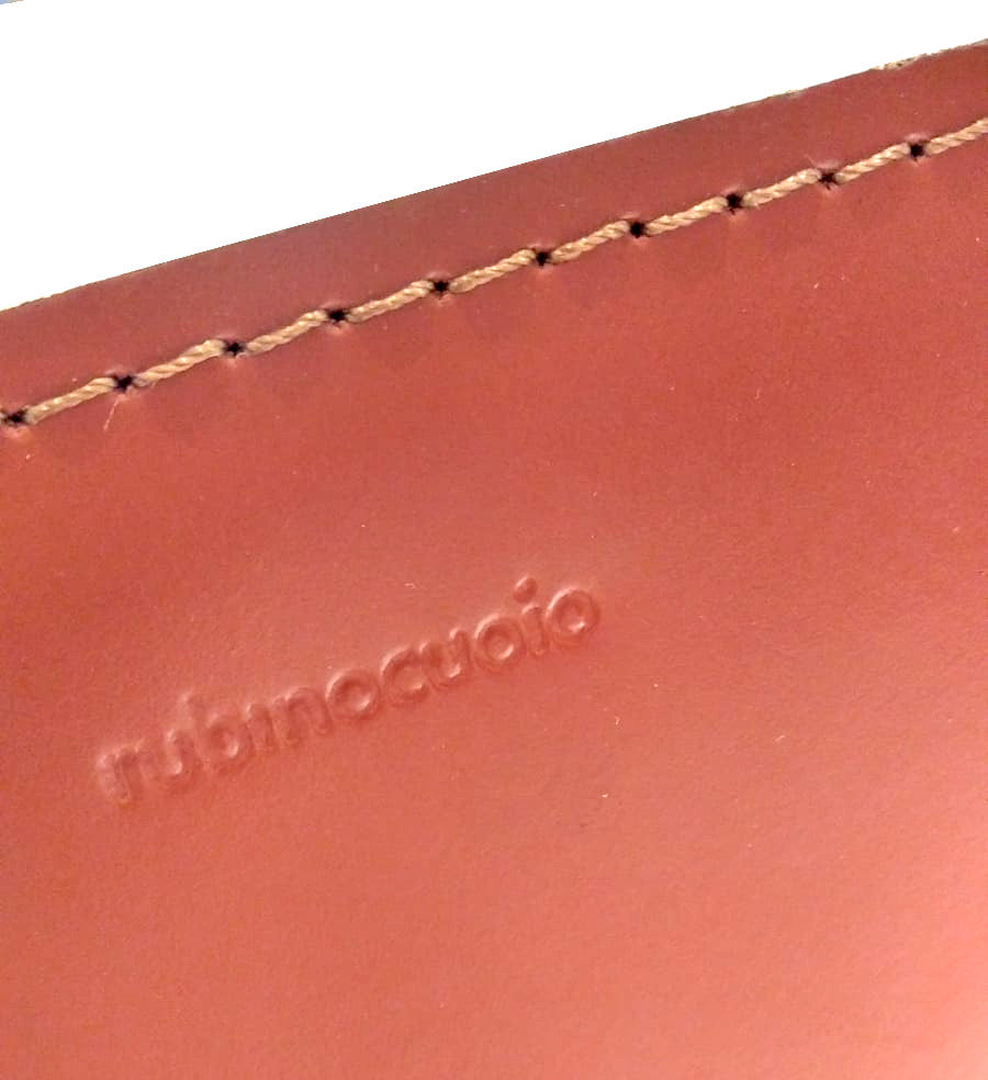 Cestino gettacarte in cuoio "RubinoCuoio"