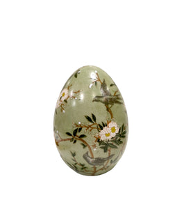 Uovo in ceramica con decoro "Secret Garden" Royal Family Sheffield