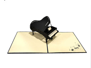 Cartoncino d'auguri tridimensionale Origamo": "Pianoforte"
