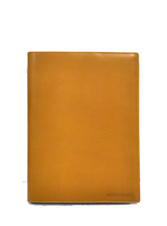 Guaina porta agenda/quaderno A5 in pelle spatolata "Montblanc"