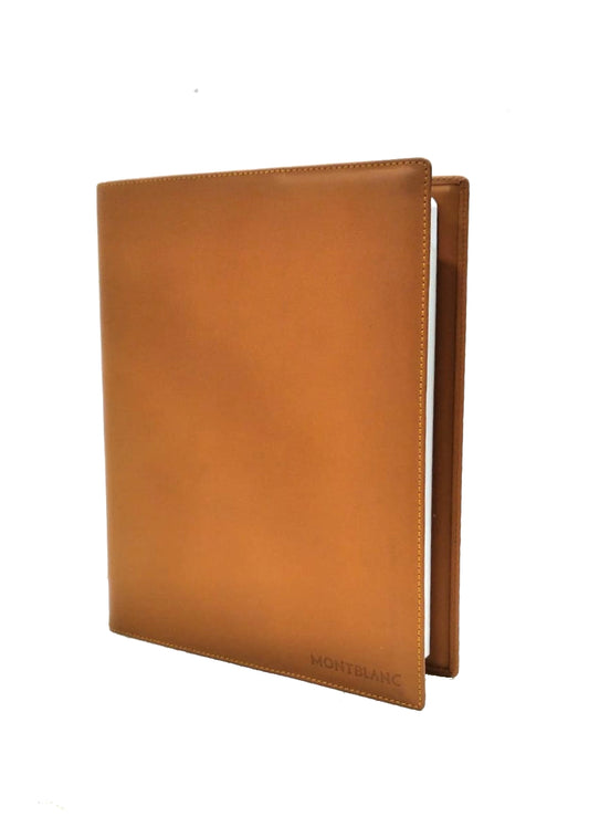 Guaina porta agenda/quaderno A5 in pelle spatolata "Montblanc"