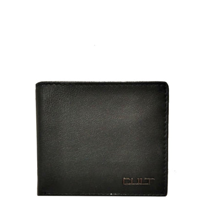 Portafogli piccolo con portamonete zippato in pelle RFID "Cult"