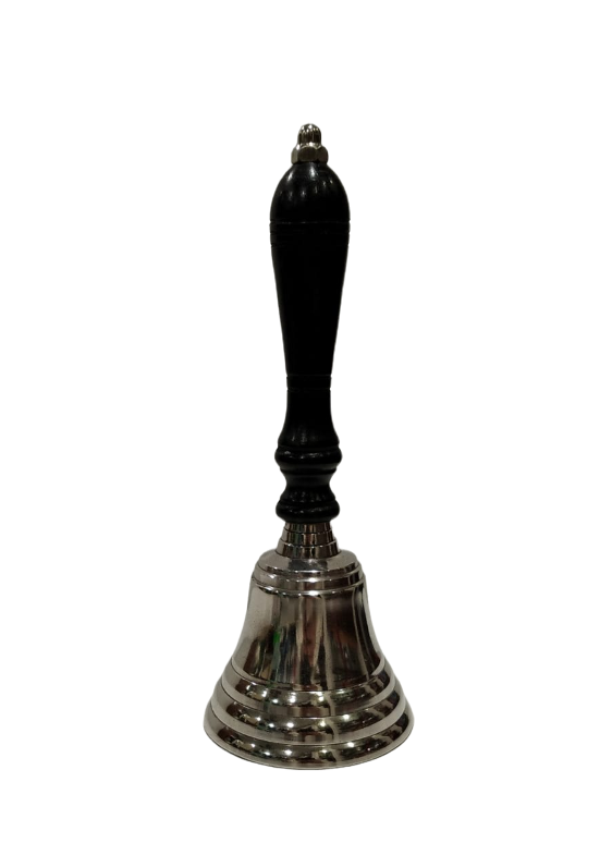 Campana del Capitano con manico in legno da 21 cm