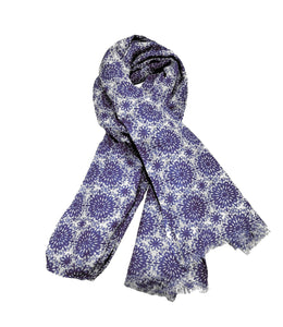 Sciarpa foulard fiori stilizzati in modal  Mizar Vestopazzo (disponibile in diversi colori)