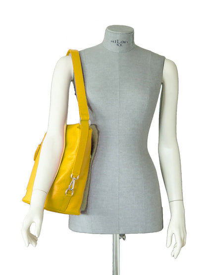 Borsa a spalla convertibile in zaino "Avila" Pelletteria Veneta (disponibile in due varianti)