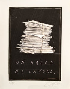 Grafica di Daniela Pareschi: "Carta Lavoro"