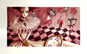 Grafica di Giulia del Mastio: "Alice e la regina di cuori"