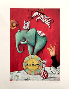 Grafica di Giulia del Mastio: "Big Show"