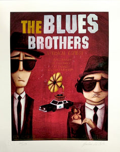 Grafica di Giulia del Mastio: "The Blues Brothers"