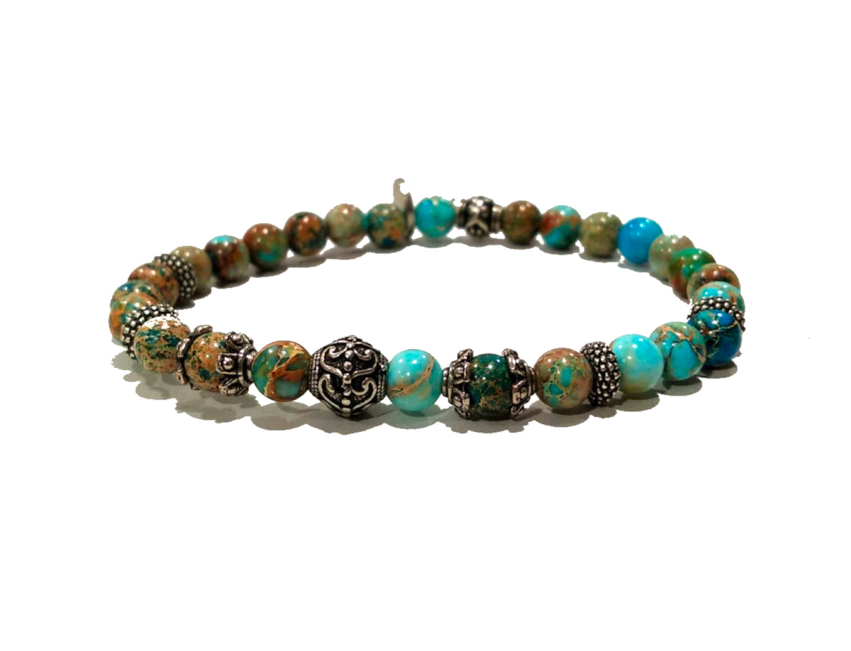 Bracciale in diaspro "A.G. Spalding & Bros"