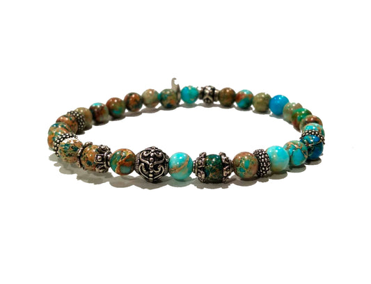 Bracciale in diaspro "A.G. Spalding & Bros"