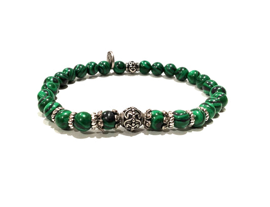 Bracciale in Malachite  "A.G. Spalding & Bros"