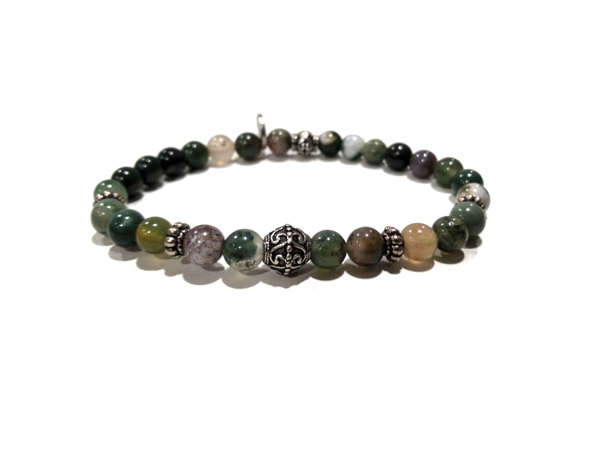 Bracciale in Agata Muschiata "A.G. Spalding & Bros"