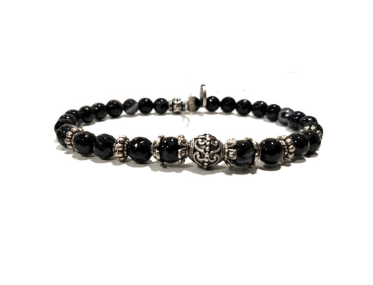 Bracciale in Agata Carioca ricostituita "A.G. Spalding & Bros"