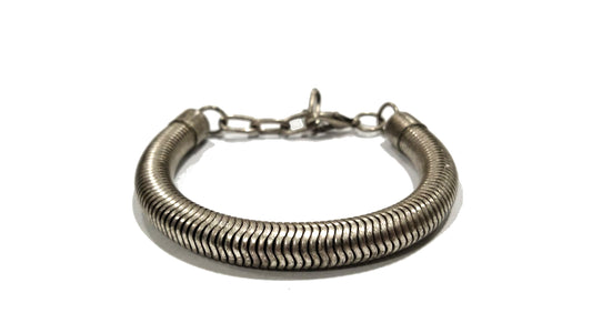 Bracciale da uomo tubolare in zama "Snake"